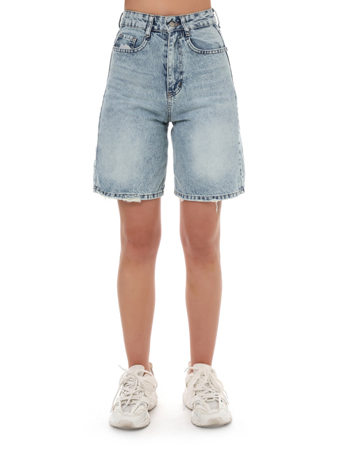 Фото ракурс 1 - Жіночі сині шорти EQUILIBRI артикул W561 003 000 Blue SS2025