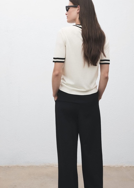 Жіночий молочний джемпер Mango артикул 17005813 05 1 season Фото ракурс 2 - Жіночий молочний джемпер Mango артикул 17005813 05 1 season