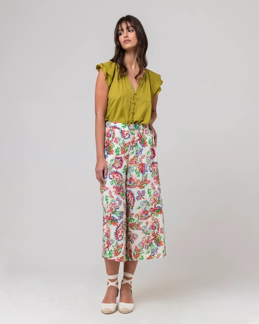 Фото ракурс 3 - Жіноча зелена блузка Piazza Italia артикул 50675 PISTACHIO GREEN SS2025
