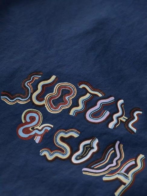 Фото ракурс 3 - Чоловічі сині плавки SCOTCH & SODA артикул 180385 401 SS2025