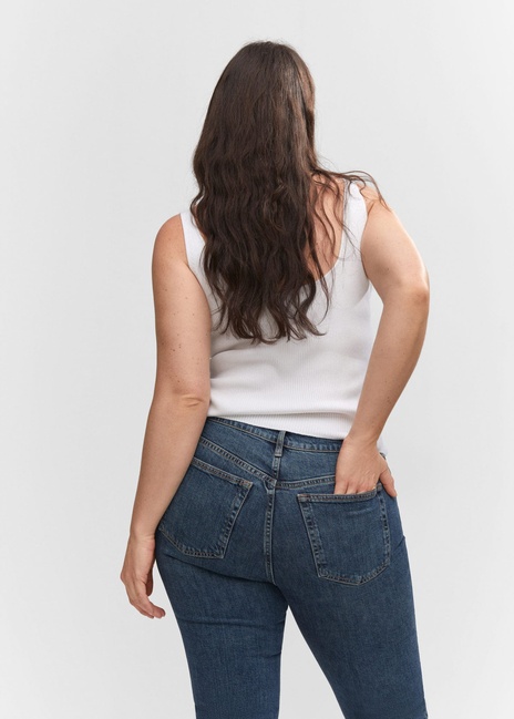 Фото ракурс 3 - Женские синие джинсы Mango артикул 47042536 TO 4 season