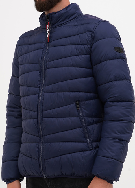 Фото ракурс 3 - Чоловіча синя куртка Lee Cooper  артикул LCM244-6022 NAVY FW2024