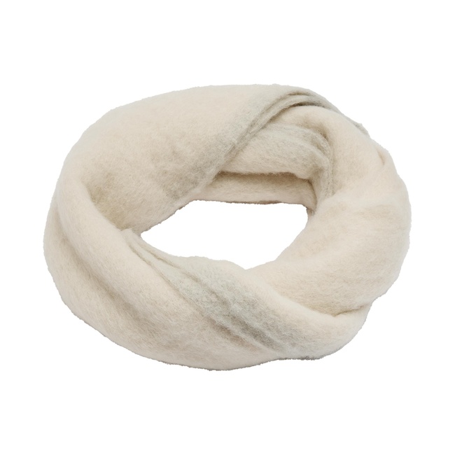 Фото ракурс 2 - Женский молочный шарф Parfois артикул 241405 _EC FW2025