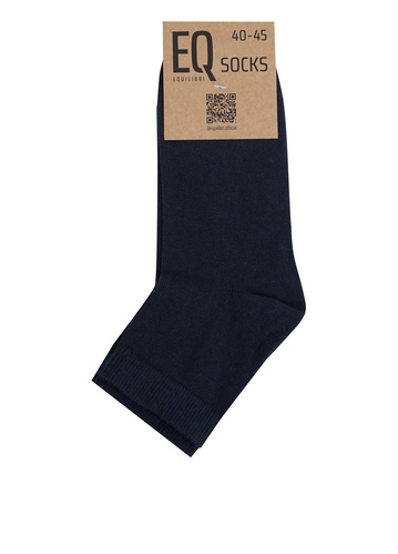 Фото ракурс 1 - Мужские синие носки EQUILIBRI артикул M711 003 000 NAVY BLUE No season