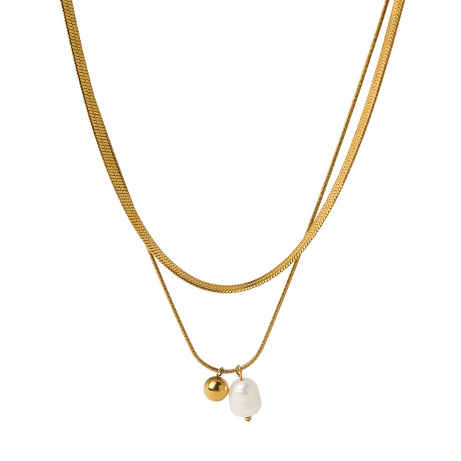 Фото ракурс 2 - Жіноче золотe намисто Parfois артикул 222410 _GD FW2025