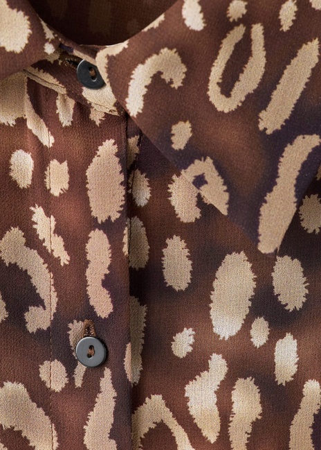 Женское коричневое платье Mango артикул 17026006 30 1 season Фото ракурс 6 - Женское коричневое платье Mango артикул 17026006 30 1 season