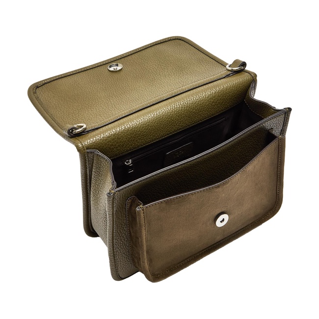 Женская зеленая сумка Parfois артикул 240739 _KK FW2025 Фото ракурс 4 - Женская зеленая сумка Parfois артикул 240739 _KK FW2025