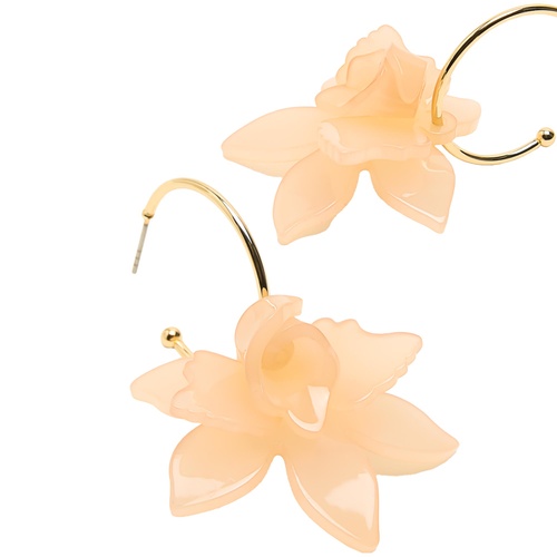 Фото ракурс 2 - Женские бежевые серьги Parfois артикул 195269 _NU FW2025