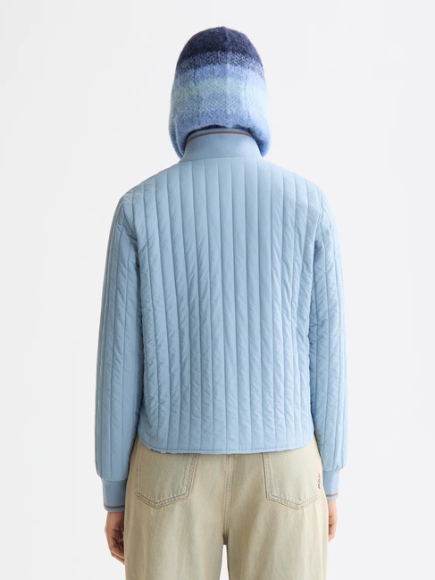 Фото ракурс 2 - Женская голубая куртка SCOTCH & SODA артикул U9G00784T U076 FW2025