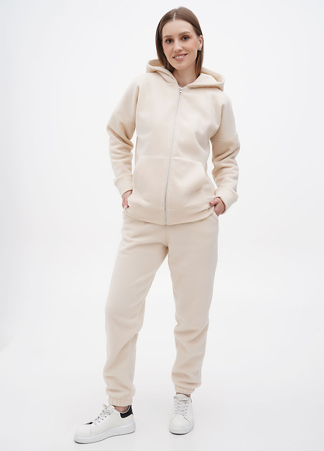 Фото ракурс 1 - Жіночі бежеві штани EQUILIBRI артикул OD PL Jogger Beige FW2024