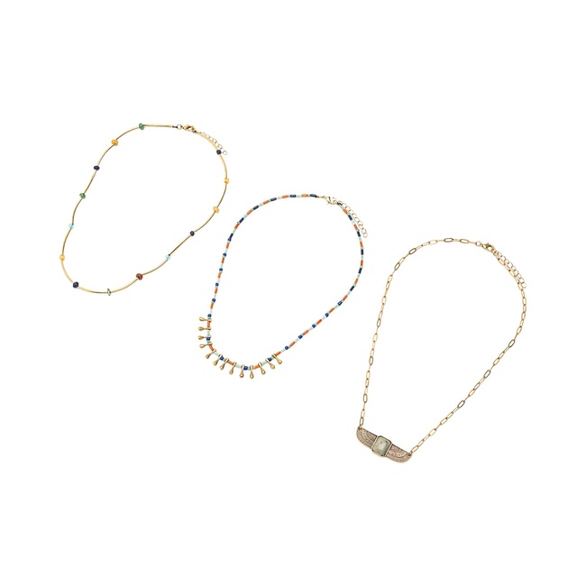 Жіноче різнокольоровe намисто Parfois артикул 237366 _BM FW2025 Фото ракурс 3 - Жіноче різнокольоровe намисто Parfois артикул 237366 _BM FW2025