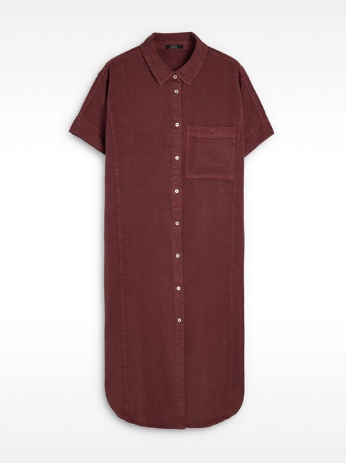 Фото ракурс 4 - Женское бордовое платье Parfois артикул 232234 _BU FW2025