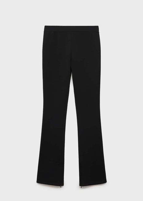 Фото ракурс 3 - Женские черные брюки Mango артикул 87065741 99 8 season