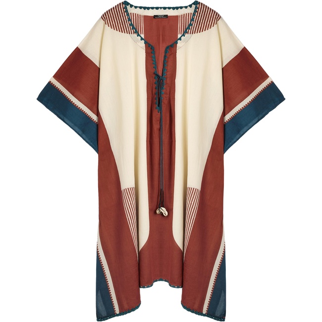 Женское разноцветное пончо Parfois артикул 234110 _BM FW2025 Фото ракурс 2 - Женское разноцветное пончо Parfois артикул 234110 _BM FW2025