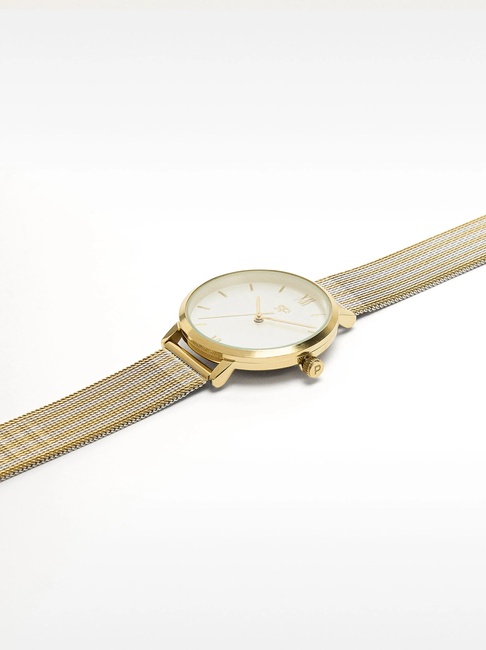 Жіночий золотий годинник Parfois артикул 231909 _MM SS2025 Фото ракурс 3 - Жіночий золотий годинник Parfois артикул 231909 _MM SS2025