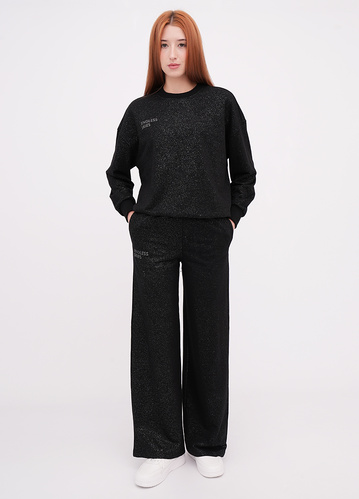 Фото ракурс 1 - Жіночі чорні штани EQUILIBRI артикул W291 043 200 Black FW2025