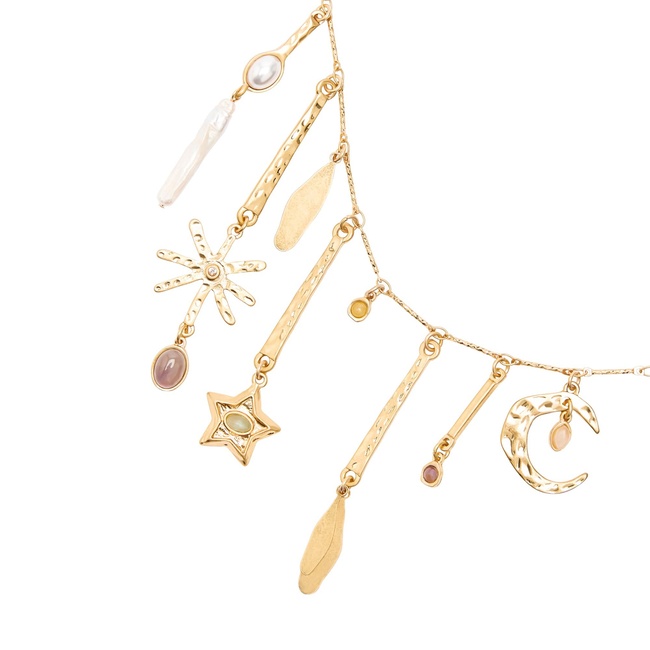 Фото ракурс 2 - Жіноче золотe намисто Parfois артикул 234137 _HM FW2025