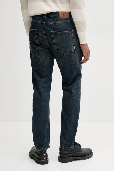 Чоловічі сині джинси Benetton артикул 4P9PUE01S 901 25P Фото ракурс 2 - Чоловічі сині джинси Benetton артикул 4P9PUE01S 901 25P