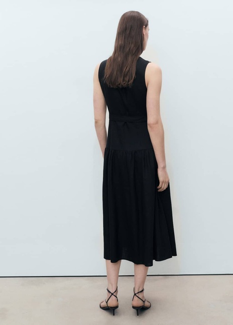 Фото ракурс 2 - Жіноча чорна сукня Mango артикул 87009078 99 8 season