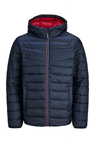 Фото ракурс 1 - Мужская синяя куртка Jack & Jones артикул 12283196 Sky Captain FW2025