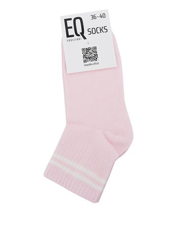 Фото ракурс 1 - Жіночі рожеві шкарпетки EQUILIBRI артикул W711 006 000 Powder No season