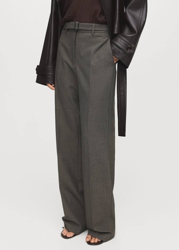 Фото ракурс 1 - Жіночі коричневі брюки Mango артикул 17097788 30 1 season