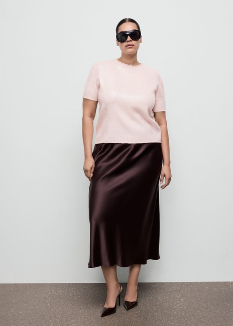 Фото ракурс 5 - Жіночий рожевий джемпер Mango артикул 17009127 81 1 season