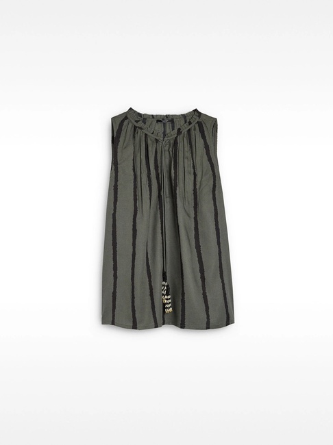 Жіноча зелена блузка Parfois артикул 238537 _KK FW2025 Фото ракурс 5 - Жіноча зелена блузка Parfois артикул 238537 _KK FW2025