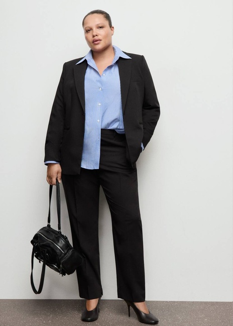 Фото ракурс 5 - Женский черный пиджак Mango артикул 27041294 99 2 season