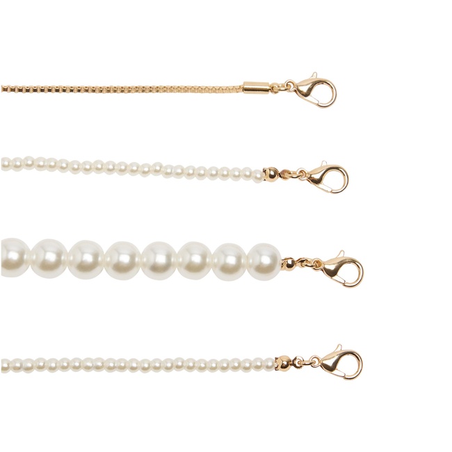 Жіноче білe намисто Parfois артикул 239650 _PE FW2025 Фото ракурс 4 - Жіноче білe намисто Parfois артикул 239650 _PE FW2025