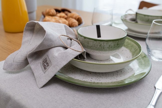 Фото ракурс 5 - Зелений салатник Ardesto артикул AR2914SWG No color FW2025