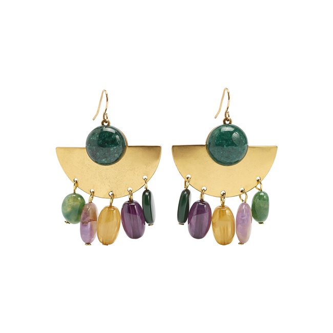 Женские разноцветные серьги Parfois артикул 241033 _HM FW2025 Фото ракурс 1 - Женские разноцветные серьги Parfois артикул 241033 _HM FW2025