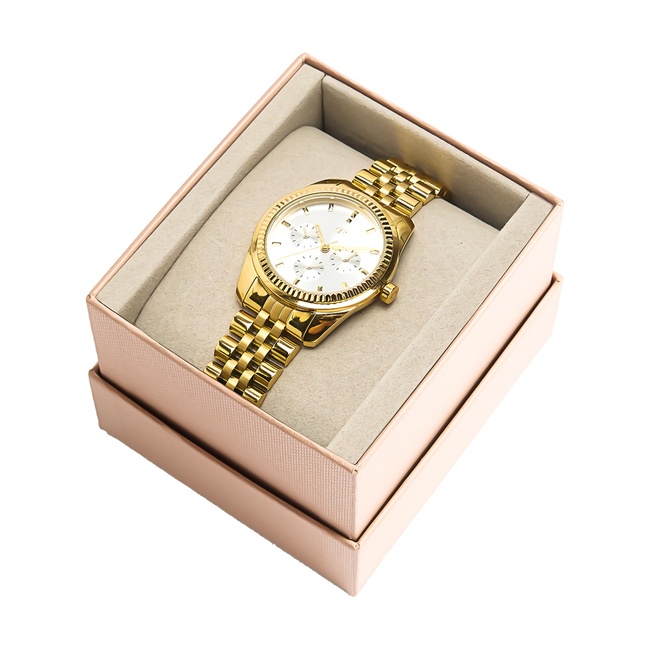 Женские золотые часы Parfois артикул 234256 _GD FW2025 Фото ракурс 5 - Женские золотые часы Parfois артикул 234256 _GD FW2025