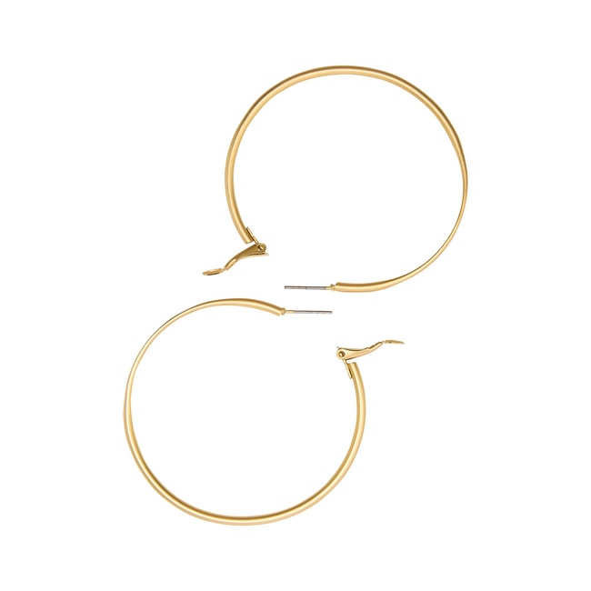 Жіночі золоті сережки Parfois артикул 160161 _GD FW2025 Фото ракурс 5 - Жіночі золоті сережки Parfois артикул 160161 _GD FW2025