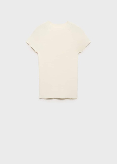 Жіночий молочний джемпер Mango артикул 17094097 05 1 season Фото ракурс 3 - Жіночий молочний джемпер Mango артикул 17094097 05 1 season