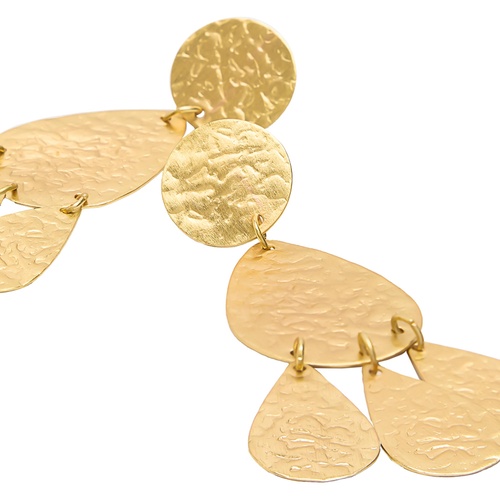 Фото ракурс 2 - Жіночі золоті сережки Parfois артикул 237769 _GD FW2025