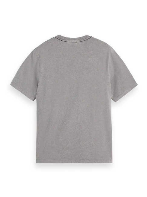 Фото ракурс 6 - Чоловіча сіра футболка SCOTCH & SODA артикул 180883 030 FW2025