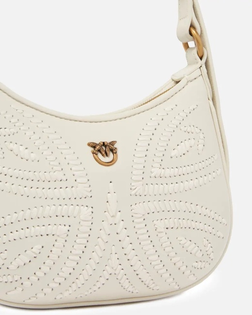 Женская молочная сумка Pinko артикул 103538-A2C3 Z14Q SS2025 Фото ракурс 3 - Женская молочная сумка Pinko артикул 103538-A2C3 Z14Q SS2025