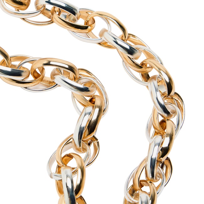 Фото ракурс 3 - Жіночий золото-срібний набір Parfois артикул 237520 _MM FW2025