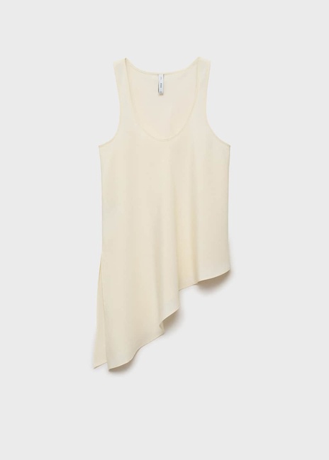 Фото ракурс 4 - Жіночий молочний топ Mango артикул 87095739 05 8 season