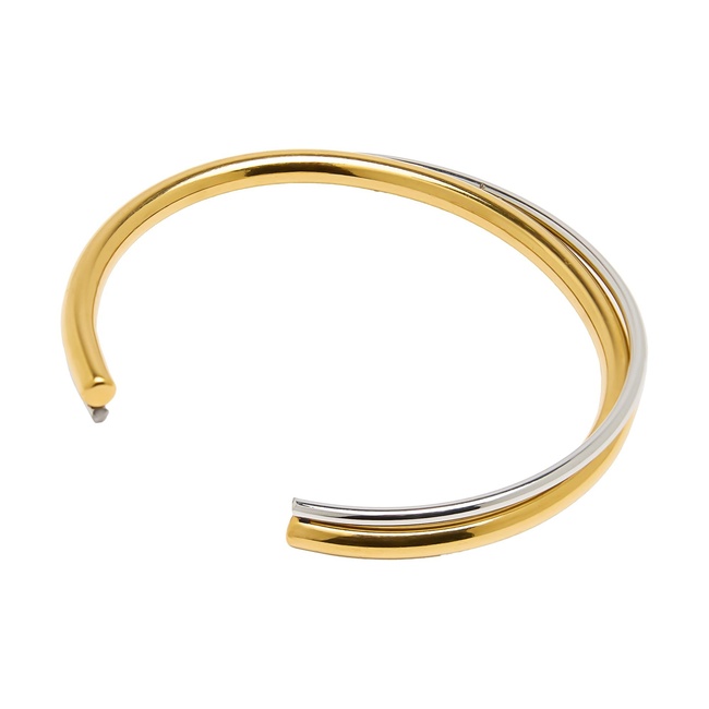 Женский золото-серебряный браслет Parfois артикул 233990 _MM FW2025 Фото ракурс 2 - Женский золото-серебряный браслет Parfois артикул 233990 _MM FW2025