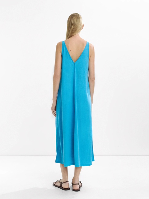 Жіноча блакитна сукня Parfois артикул 232419 RBS FW2025 Фото ракурс 2 - Жіноча блакитна сукня Parfois артикул 232419 RBS FW2025