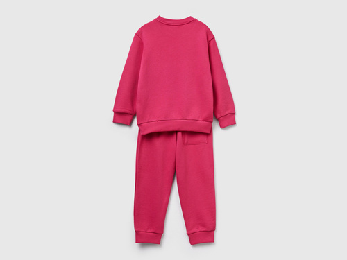 Фото ракурс 2 - Розовый комплект одежды Benetton для мальчиков артикул 3J68GK00S.P 1A2 25A