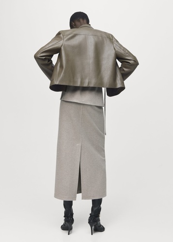 Фото ракурс 2 - Женская коричневая юбка Mango артикул 17087802 35 1 season