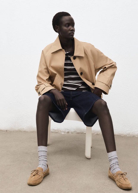 Жіночий коричневий лонгслів Mango артикул 17095805 30 1 season Фото ракурс 5 - Жіночий коричневий лонгслів Mango артикул 17095805 30 1 season