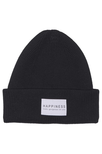 Фото ракурс 1 - Жіноча чорна шапка Only артикул 15297984 Black FW2025