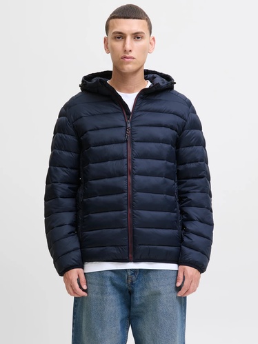Фото ракурс 1 - Чоловіча синя куртка Jack & Jones артикул 12280970 Sky Captain FW2025