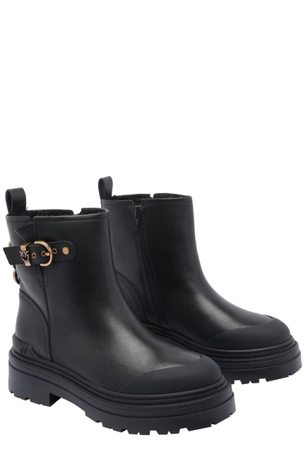 Фото ракурс 4 - Жіночі чорні черевики Pinko артикул SD0409-P063 Z99 FW2025