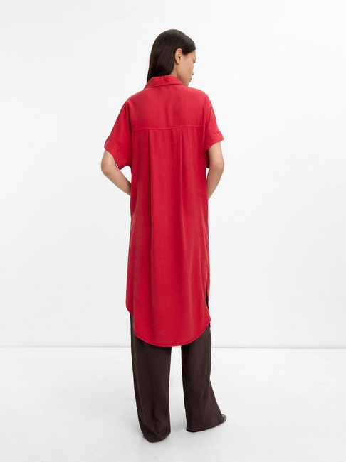 Женское красное платье Parfois артикул 234100 _RD FW2025 Фото ракурс 2 - Женское красное платье Parfois артикул 234100 _RD FW2025