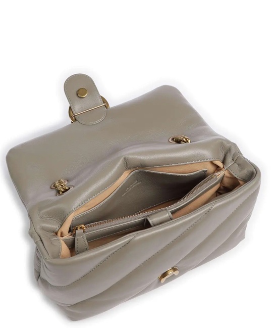 Фото ракурс 3 - Жіноча бежева сумка Pinko артикул 100038-A0F2 I68Q FW2025